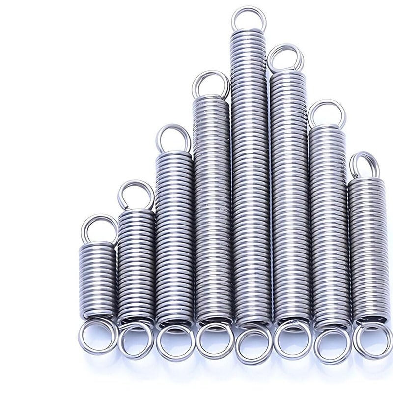 A2 Stainless Steel Extension Springs 0 4x4x70mm 15pcs Hook Ends 15 300mm - Image 4